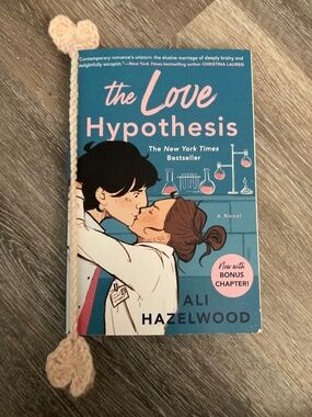 Custom Handmade Crochet Heart Bookmark | Taylor Swift Inspired Bookmark